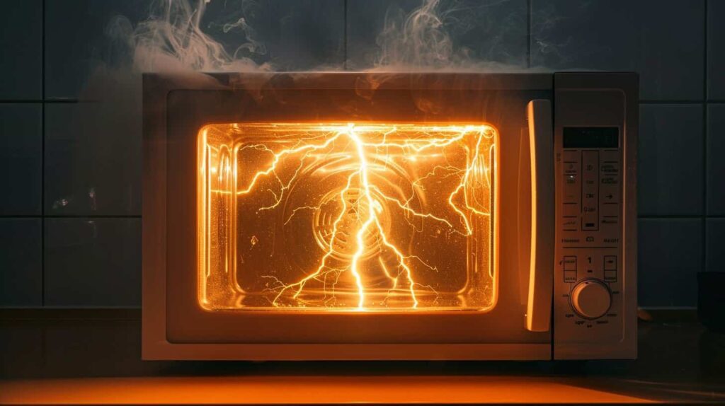 رفع جرقه زدن داخل مایکروویو
