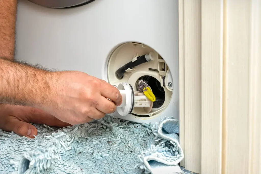 مراحل تمیز کردن فیلتر لباسشویی